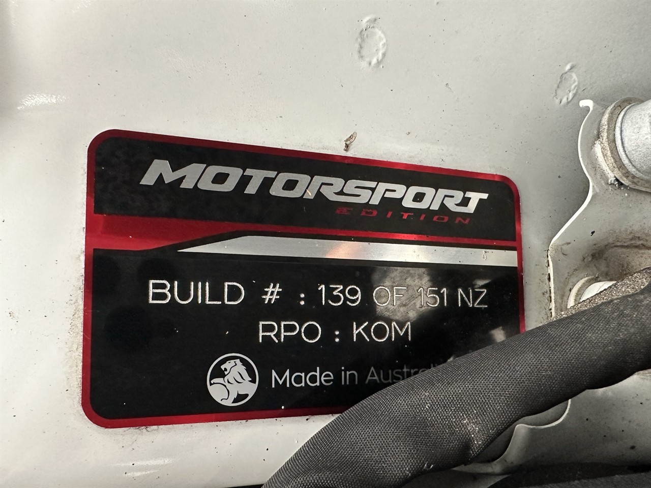 2018 Holden Commodore